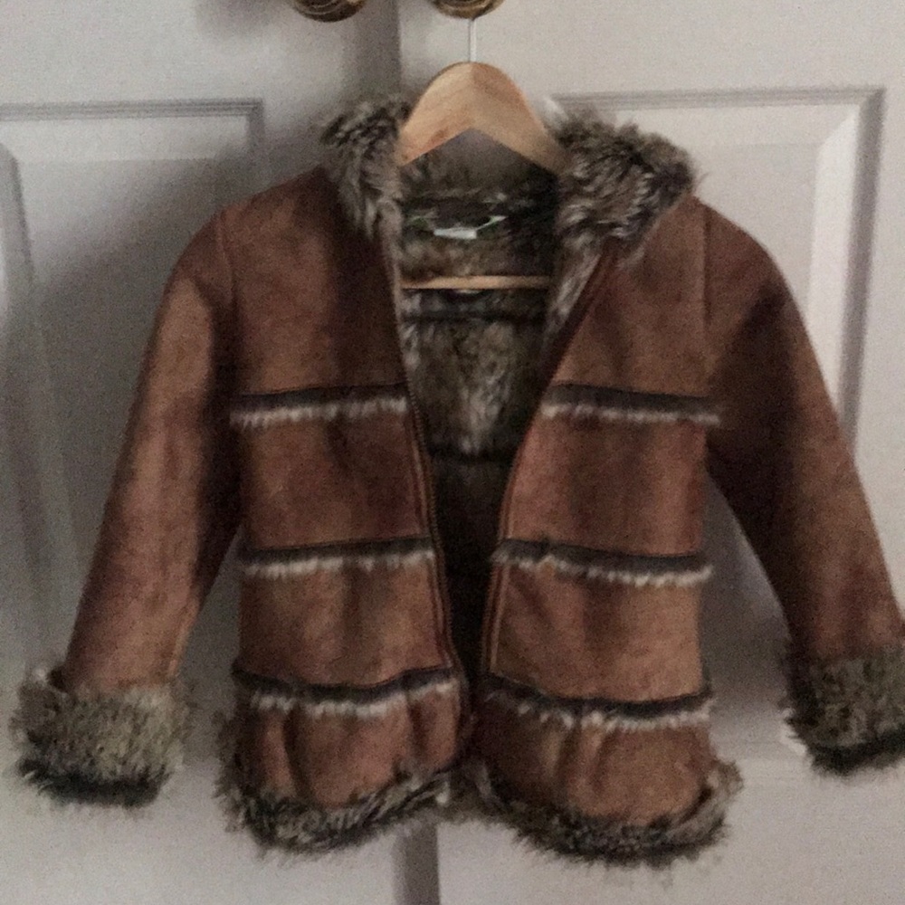 Great condition faux fur warm jacket